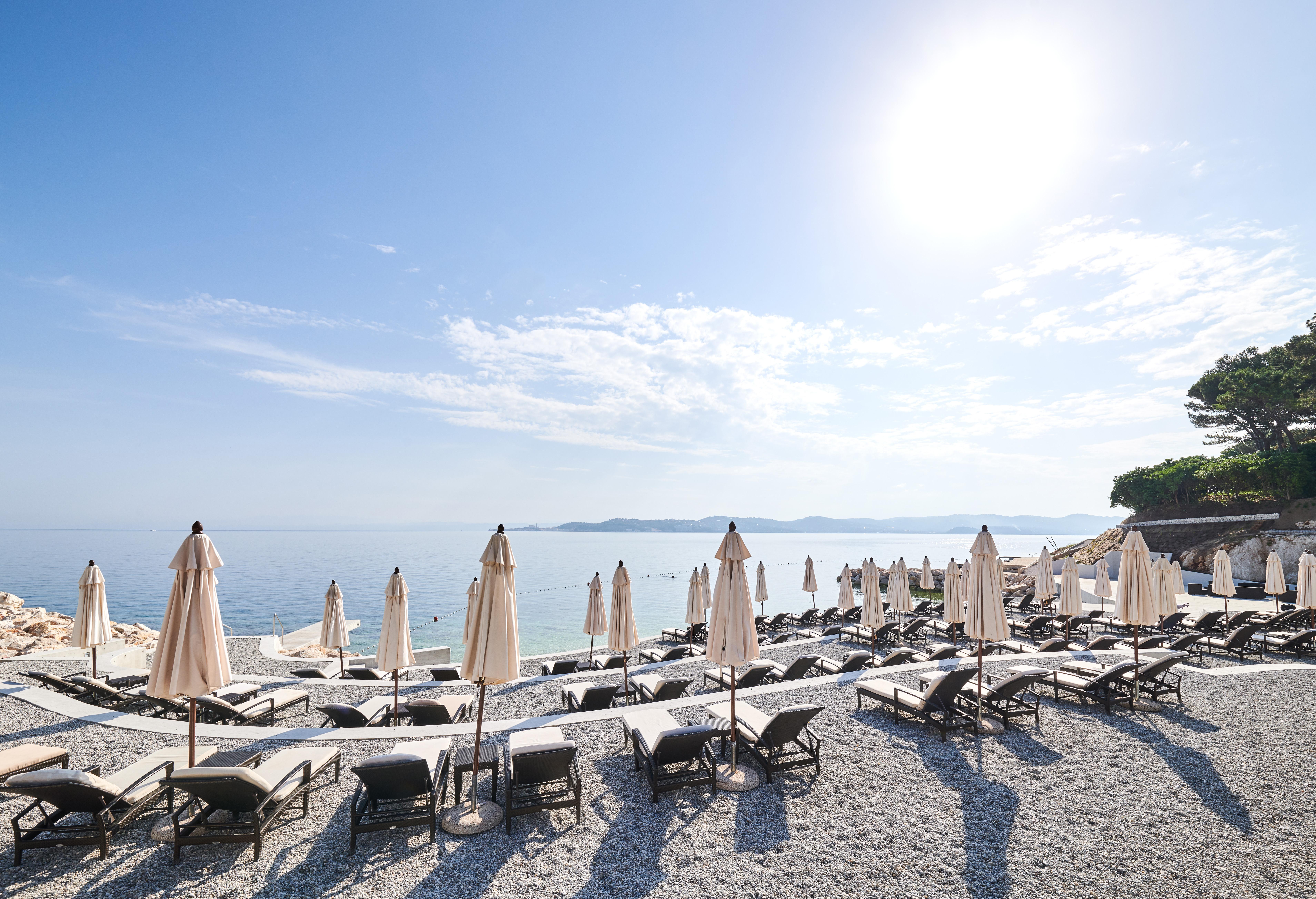 Kempinski Hotel Adriatic Istria Croatia Savudrija Esterno foto Beach in Opatija